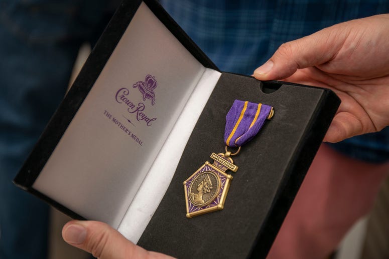 Crown Royal The Purple Bag Project partners Thomas Rhett and Packages From Home, Mothers Of Military