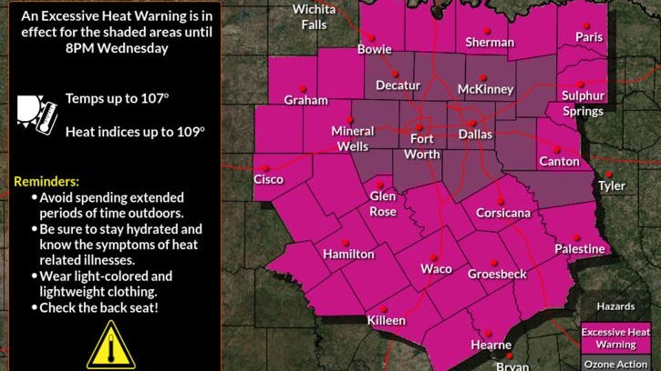 Another Excessive Heat Warning today and most likely through the weekend