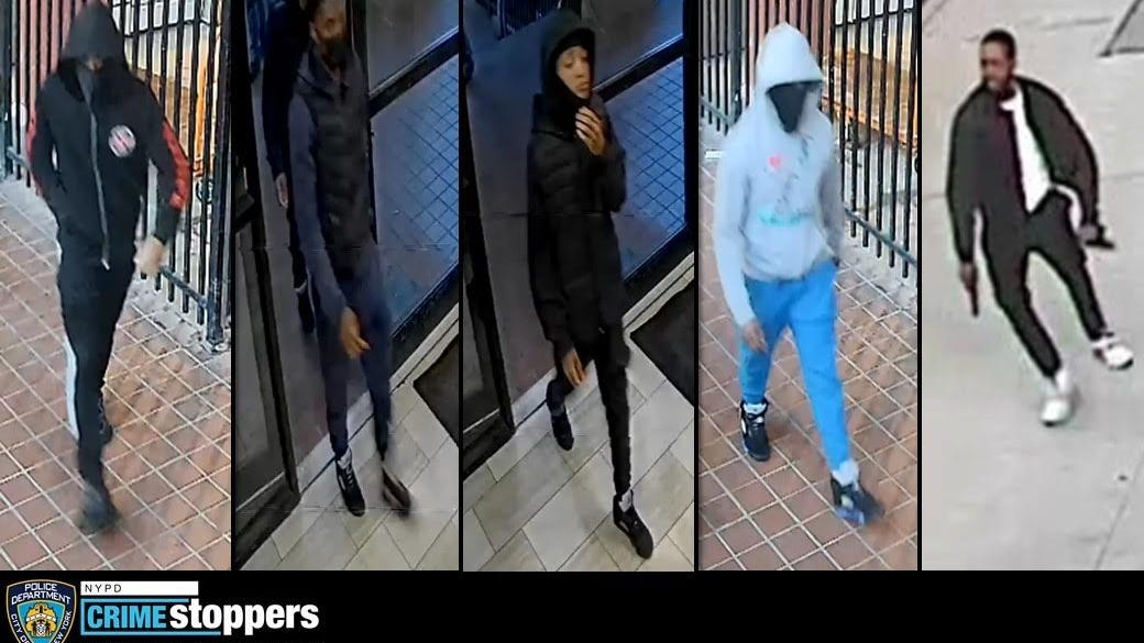 VIDEO: 8 suspects sought in shooting between 2 groups on Brooklyn street