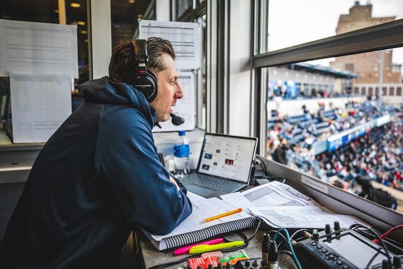 In the booth with longtime Saints voice Sean Arronson who is getting called up to the majors this week. He'll do the Twins six game road trip making his big league debut this week. 