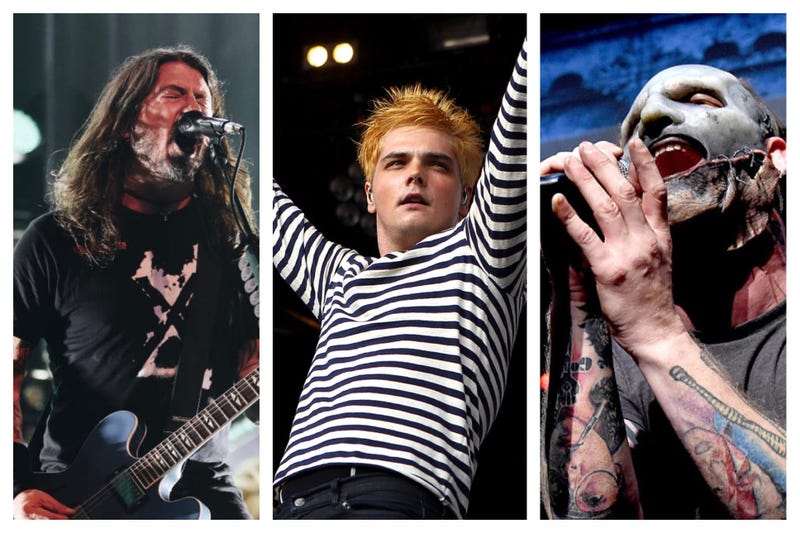 Foo Fighters, My Chemical Romance, Slipknot
