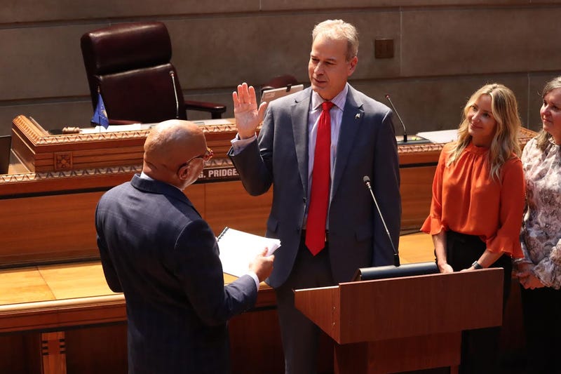 Buffalo's new Department of Public Works Commissioner, Nathan Marton, sworn in on November 1st, 2022 at Buffalo City Hall.