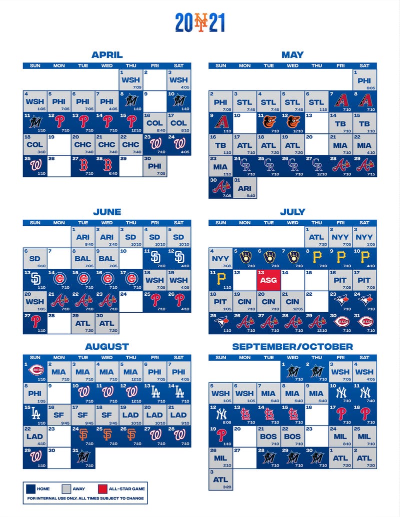 Mets schedule