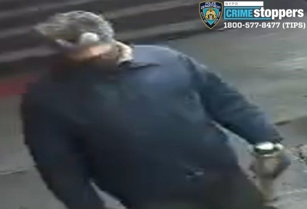 Police are searching for a suspect who allegedly broke a man's eye socket while robbing a Bronx church on Christmas Eve