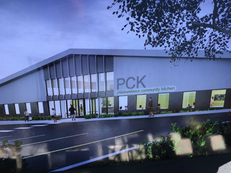 Construction is underway on a new, larger facility for a job training program run by Philabundance. 