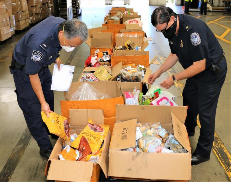 Seized meats.