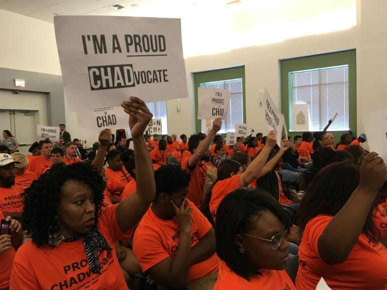 Charter High School for Architecture and Design giving up its charter.