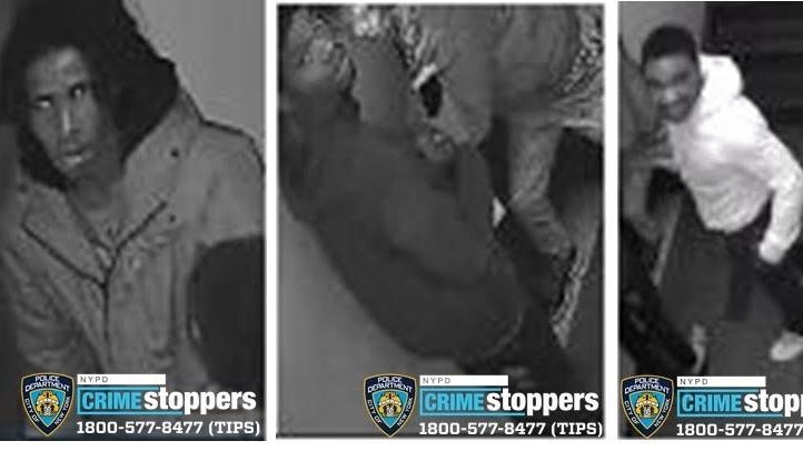 VIDEO: Trio steals iron, table, roof door in Bronx burglary