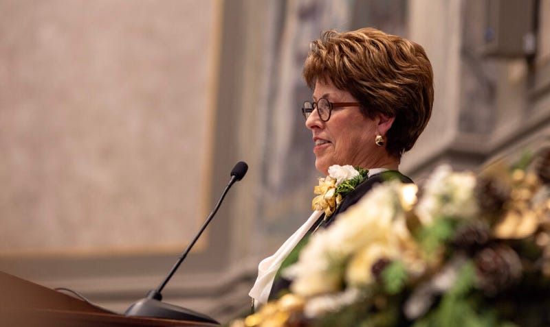 Senate President Pro Tem Cindy O’Laughlin, a Republican from Shelbina, is pictured on Jan. 8