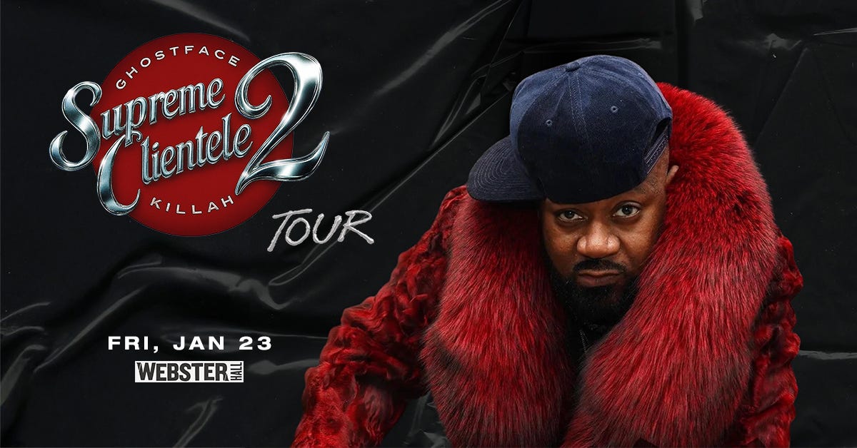 Chance to Win Tickets to Ghostface Killah at Webster Hall