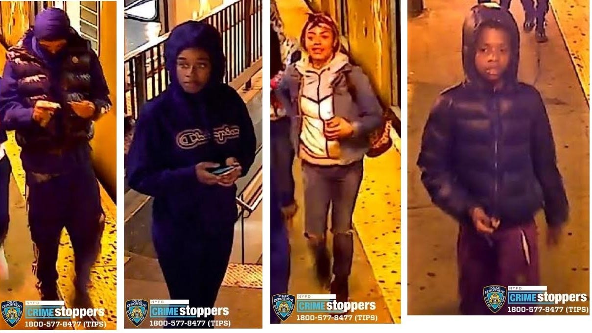 Man robbed at gunpoint on Bronx subway train; 4 suspects sought
