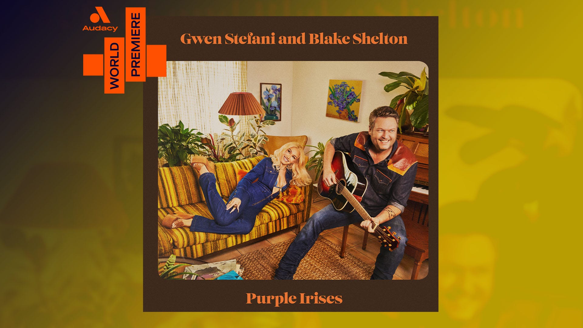 WORLD PREMIERE: Gwen Stefani and Blake Shelton - 'Purple Irises'