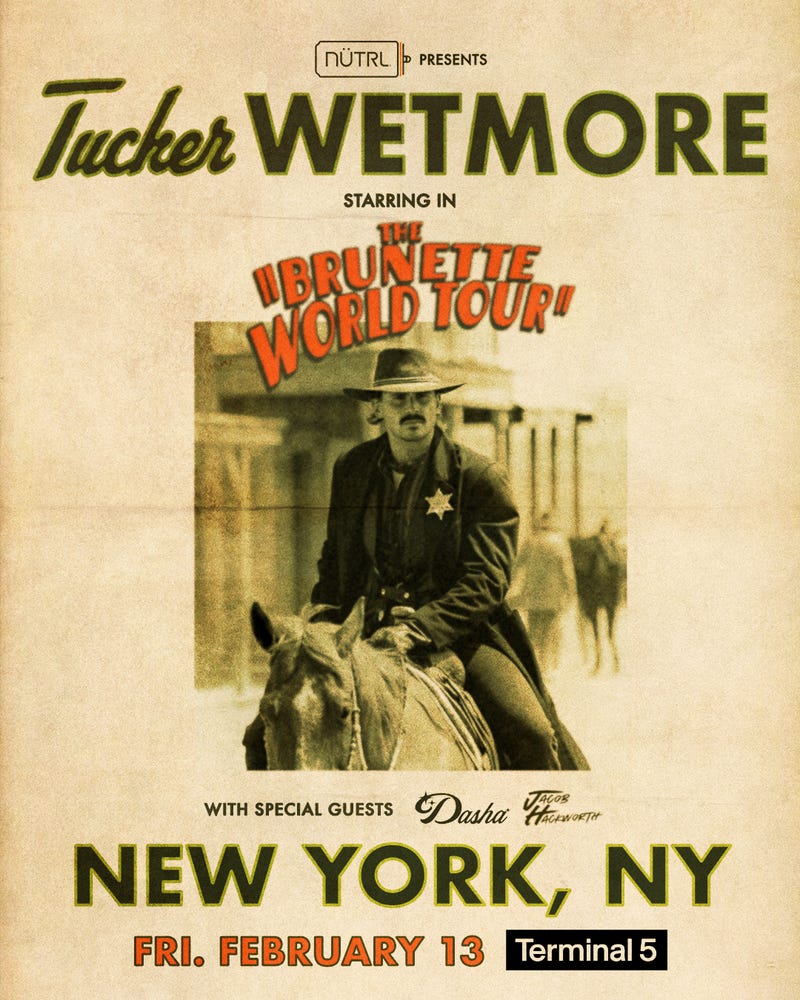 Listen for a Chance to Win Tickets to See Tucker Wetmore at Terminal 5 PLUS a Meet & Greet