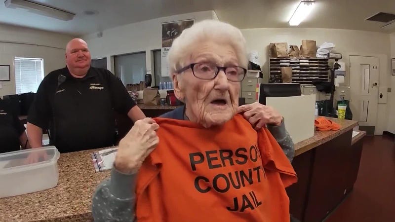 Great News: Meet the 100-Year-Old Arrested for Her Bucket List