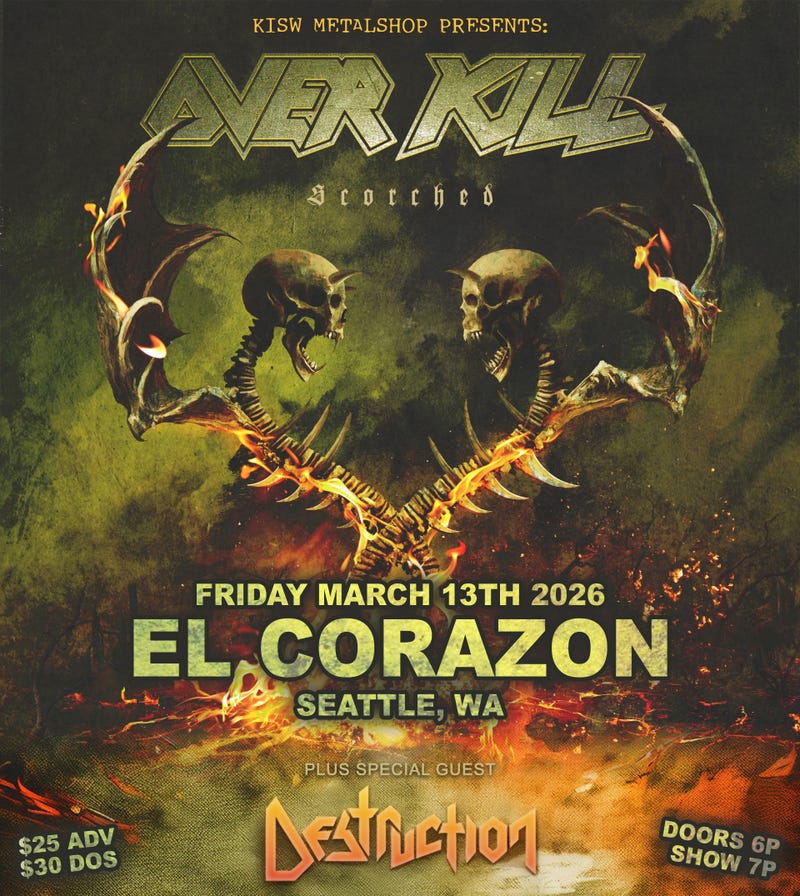 KISW Metal Shop Presents: Overkill/Destruction at El Corazon