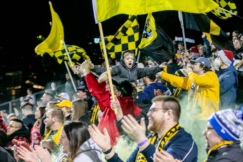 Riverhounds fans at Highmark