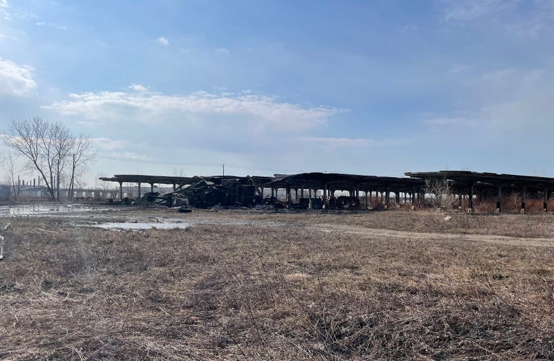 Fire on grounds of Central Terminal