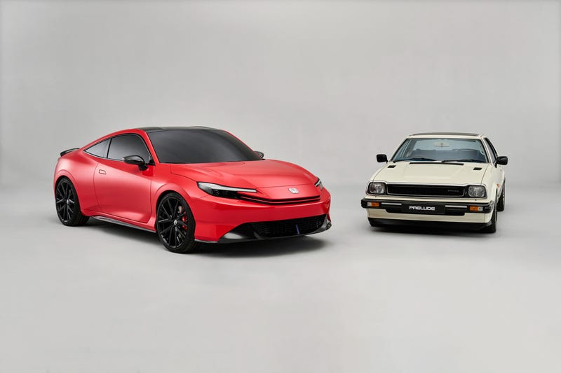 Honda Prelude Concept with First Gen Prelude