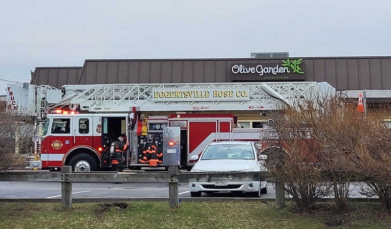 Olive Garden fire in Amherst