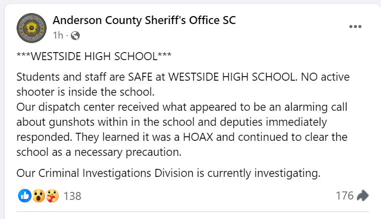 ACSO Facebook Page