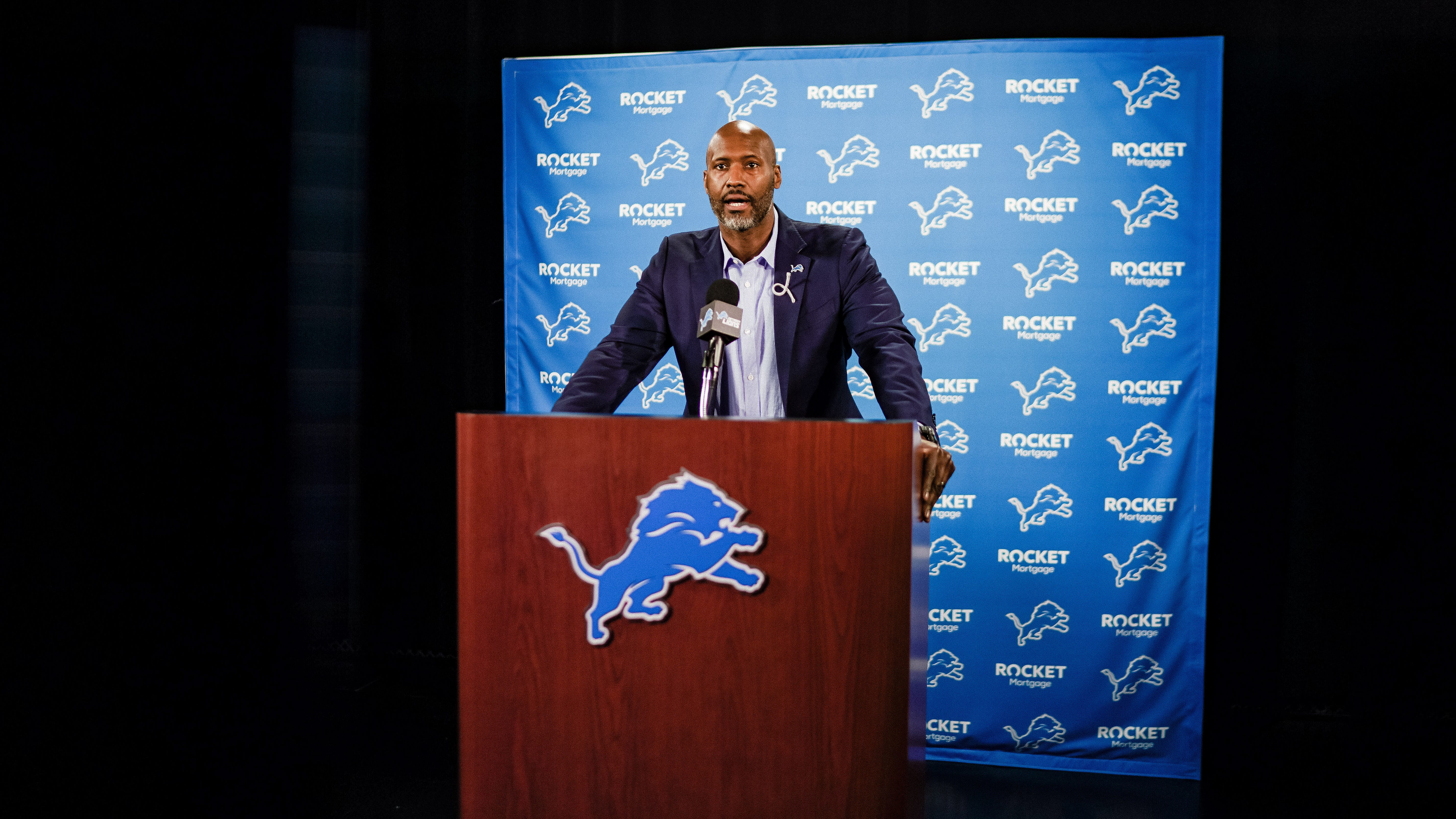 Brad Holmes resists 'the narrative' of Lions' draft class