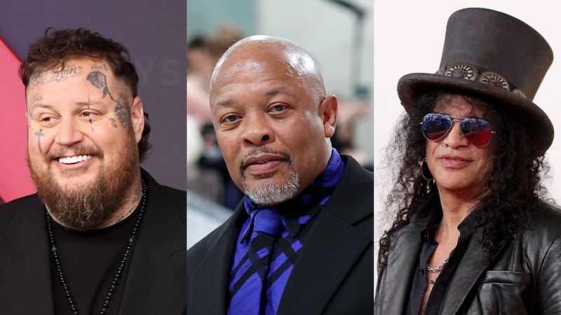 Jelly Roll, Dr. Dre and Slash 