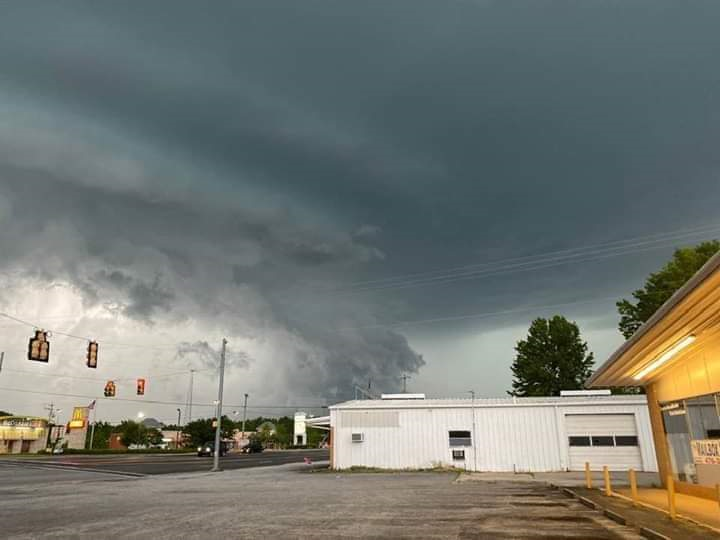 Powerful storms crossed the Upstate Monday evening. Tony Dimsdale got a shot of what was happening in Woodruff, SC. Spartanburg County was under a tornado warning for a short period of time Monday evening