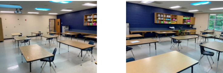 Possible 2020 Classroom Set-Up for Greenville County