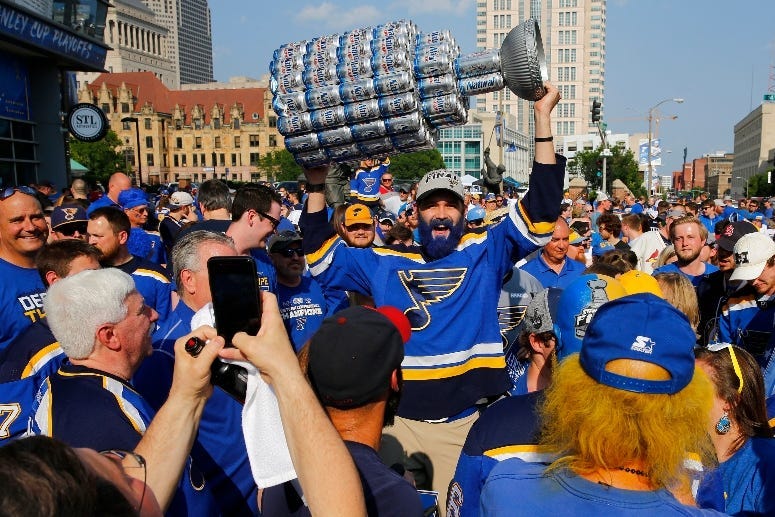St. Louis Blues fans