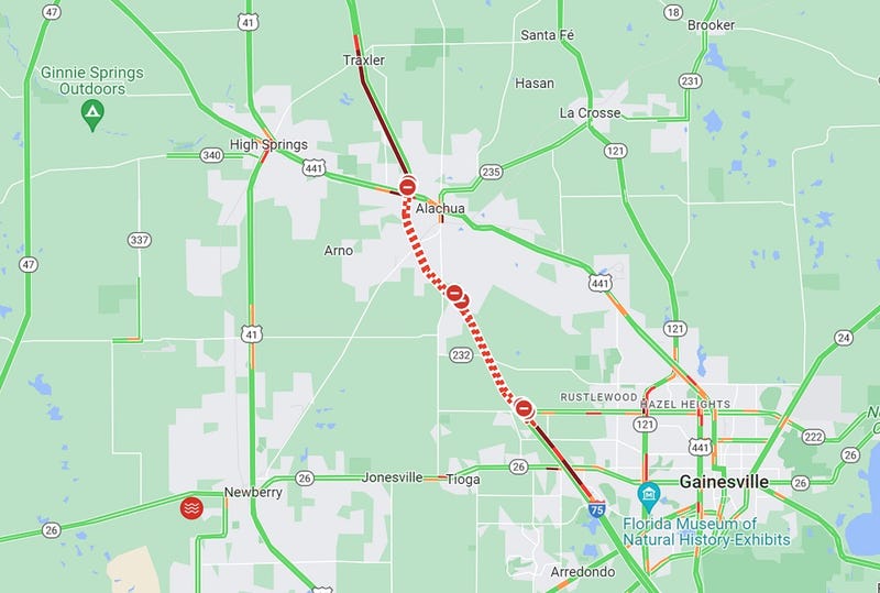 Semi crashes force I-75 Tuesday closures