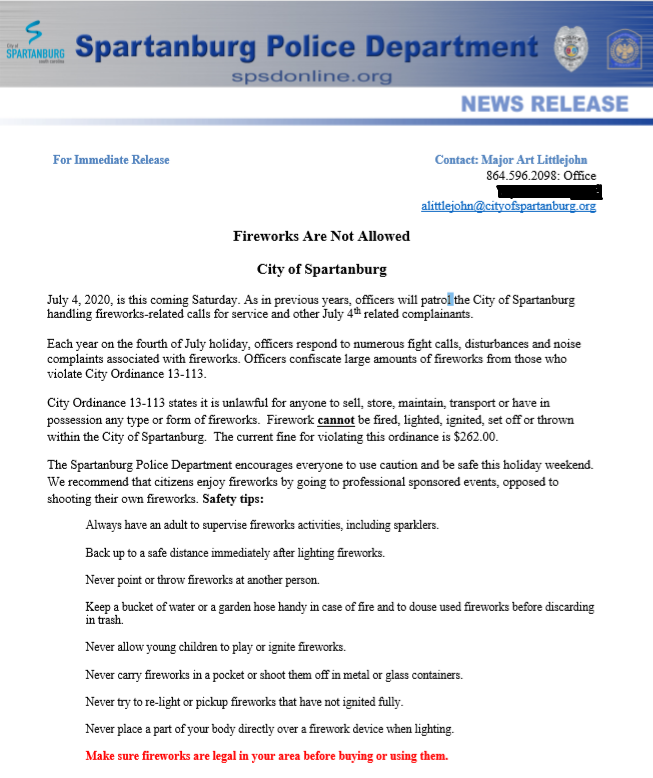 Spartanburg Police Department