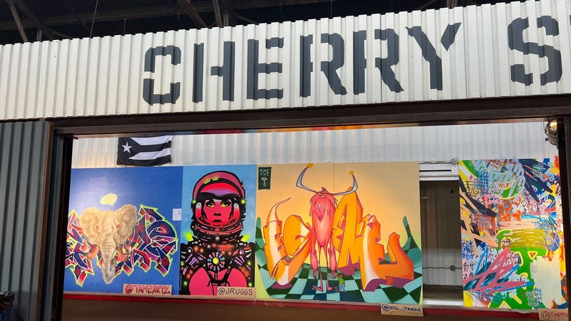 An art installation for the Tiny Room for Elephants festival at Cherry Street Pier.