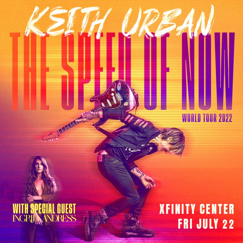 Keith Urban The Speed Of Now World Tour 2022