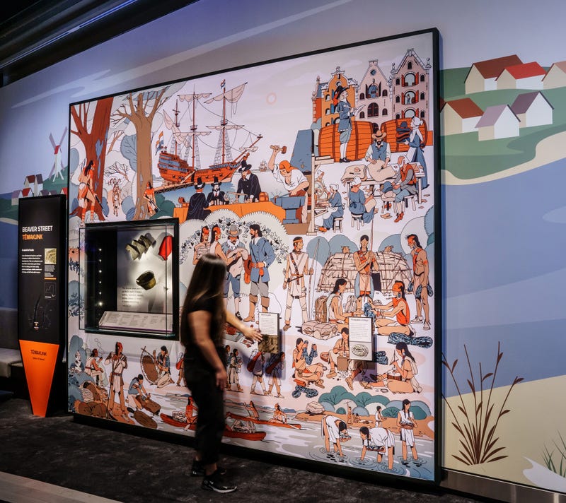 The long-term exhibition, "Native New York," at the museum
