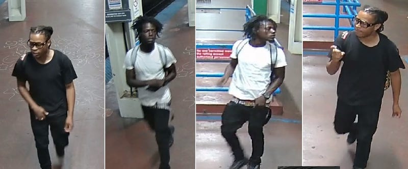 Chicago police have released images of two men wanted for an armed robbery on a CTA Blue Line train in the Loop last week.