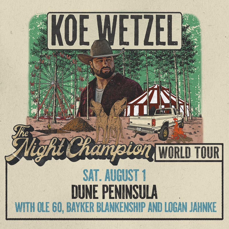 Koe Wetzel at Dune Peninsula