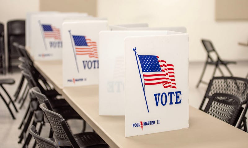 A polling location in Jefferson City.