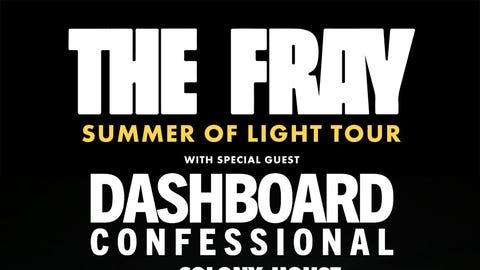 The Fray and Dashboard Confessional at Jacobs Pavilion