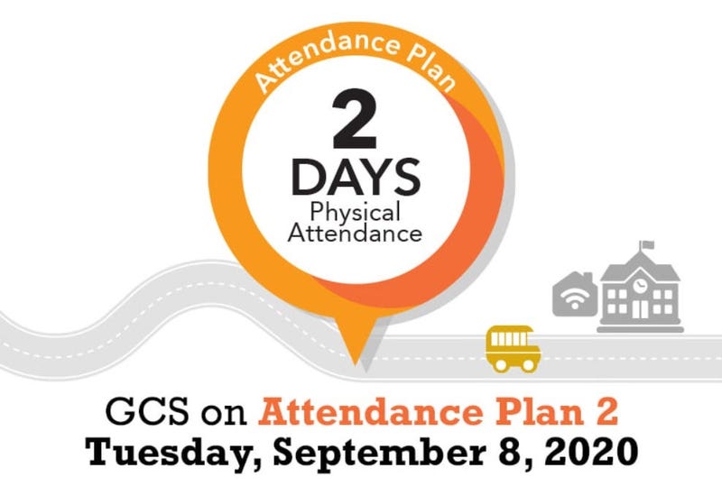 GCS system to move to Attendance Plan 2 beginning Sept. 8th