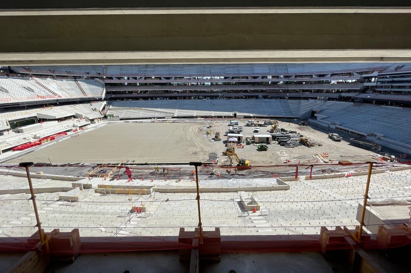 Interior of new Highmark Stadium from 8-27-25