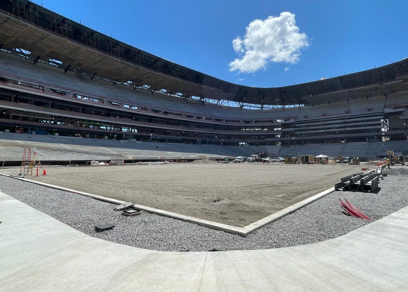 Highmark Stadium construction