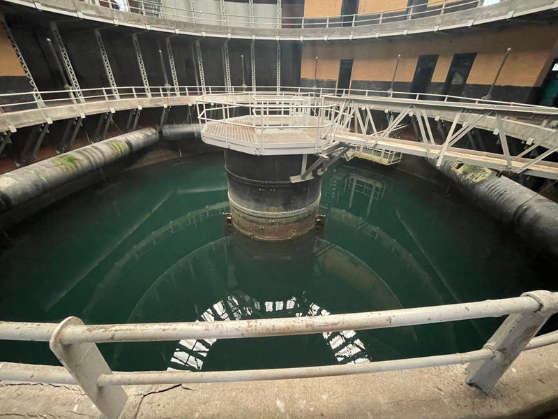 Buffalo 'roundhouse' water intake