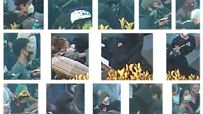 Police seek 14 wanted for ‘mob action’ at Columbus statue protest last summer