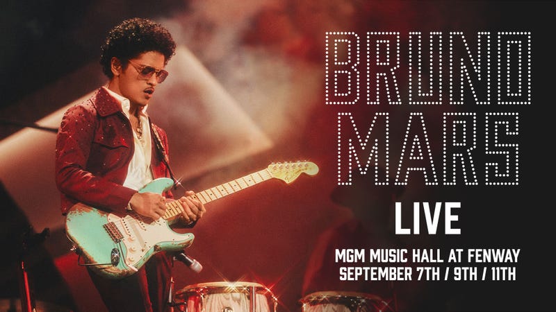 Bruno Mars Live At MGM Music Hall At Fenway