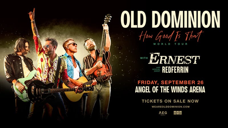 Win Tickets To See Old Dominion at Angel of the Winds Arena!