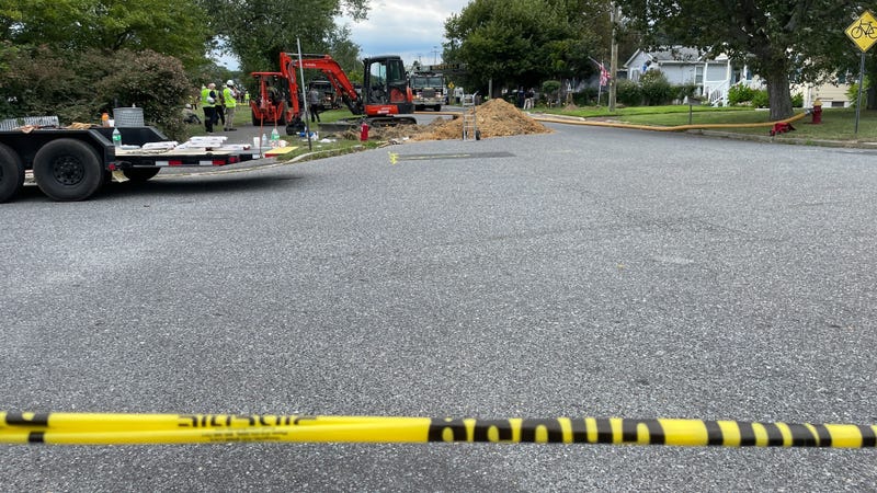 First responders worked all day Thursday to find two people still missing after a house exploded in a South Jersey neighborhood.