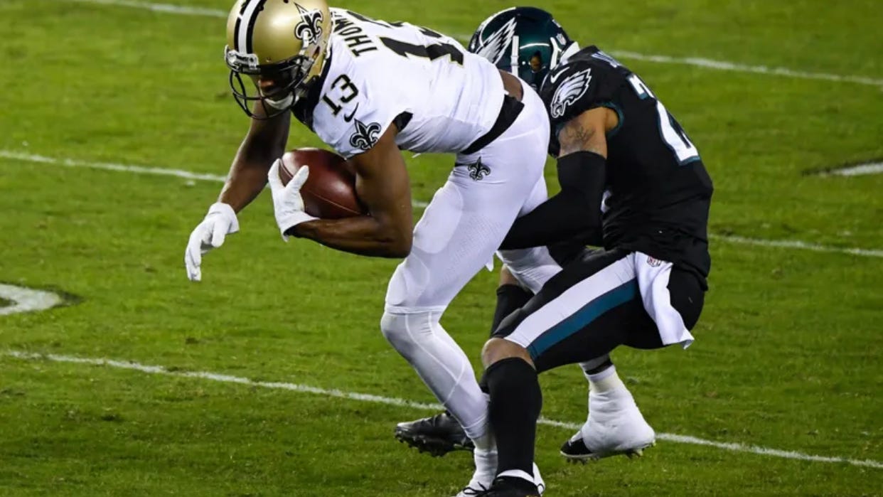 Michael Thomas likely to miss start of 2021 season due to ankle surgery: report
