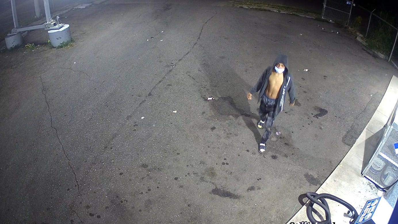 WANTED: Man who robbed woman at gunpoint at west side Detroit gas station [VIDEO]
