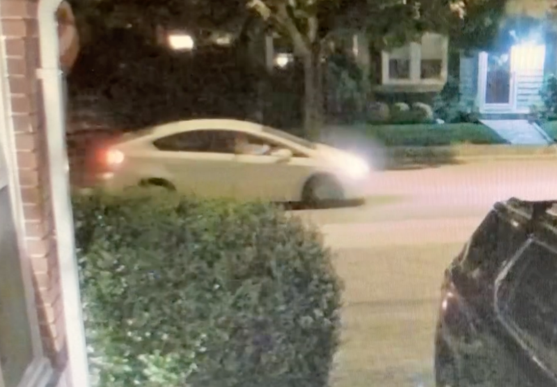 Nassau County police are searching for a white 2009-2010 Toyota Prius in connection with antisemitic flyers found in the county