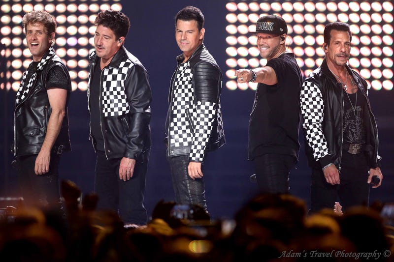 New Kids on the Block on-stage